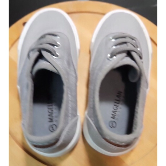 MAGELLAN Toddler Parker III Canvas Grey Slip On Sneaker Shoes Size Youth 9 *EUC - Picture 6 of 13